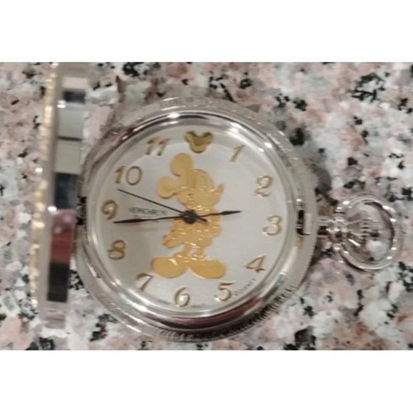 NIB DISNEY Mickey Mouse Pocket Watch - Picture 4 of 7